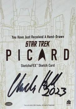 2024 Rittenhouse Star Trek: Picard Seasons 2 & 3 - Sketches #NNO Charles Hall Back