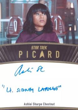 2024 Rittenhouse Star Trek: Picard Seasons 2 & 3 - Autographs Inscription #NNO Ashlie Sharpe Chestnut Front