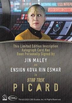 2024 Rittenhouse Star Trek: Picard Seasons 2 & 3 - Autographs Inscription #NNO Jin Maley Back