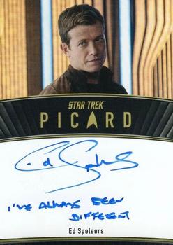 2024 Rittenhouse Star Trek: Picard Seasons 2 & 3 - Autographs Inscription #NNO Ed Speleers Front