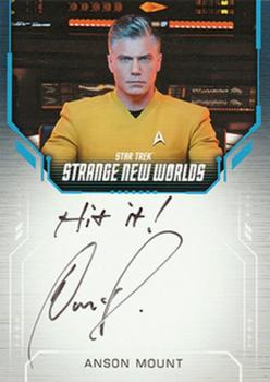 2023 Rittenhouse Star Trek: Strange New Worlds Season One - Inscription Autograph Cards #NNO Anson Mount Front