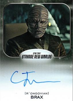 2023 Rittenhouse Star Trek: Strange New Worlds Season One - Alien Autograph Cards #NNO Carlisle J. Williams / Brax Front