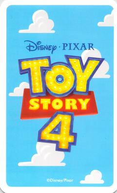 2019 Cartamundi Shuffle 4-in-1 Toy Story 4 #A2 Forky Back