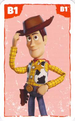 2019 Cartamundi Shuffle 4-in-1 Toy Story 4 #B1 Woody Front
