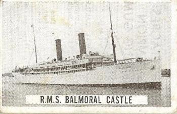 1932 Sweetacres Steamships of the World #6 R. M. S. Balmoral Castle Front