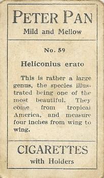 1910 Australian Butterflies and Moths (Names in Lower Case Letters) #59 Heliconius erato Back