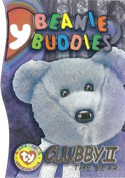 1999 Clubby I and II Beanie / Buddy Gold Cards #9991 Clubby II Beanie Buddy Front