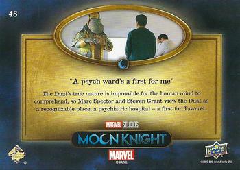 2023 Upper Deck Marvel Moon Knight - Sand #48 A Psych Ward’s A First For Me Back