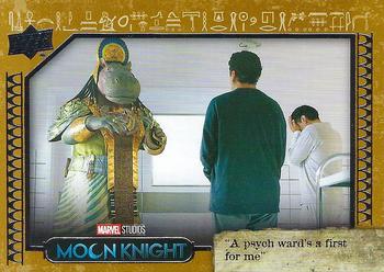 2023 Upper Deck Marvel Moon Knight - Sand #48 A Psych Ward’s A First For Me Front