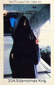 1983 Dutch Gum Star Wars #204 Emperor Front