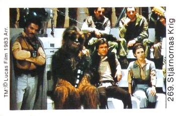 1983 Dutch Gum Star Wars #269 Lando Calrissian Front
