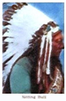1968 Dutch Gum Unnumbered Stora Western #NNO Sitting Bull Front