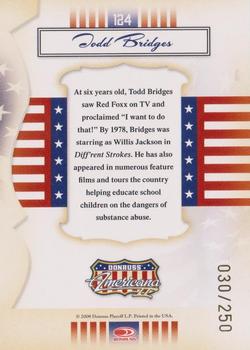 2008 Donruss Americana II - Gold Proofs #124 Todd Bridges Back