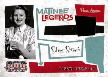 2011 Panini Americana - Matinee Legends Material Silver Screen #4 Ingrid Bergman Front