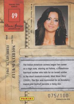 2011 Panini Americana Retail - Silver Proofs #49 Noureen DeWulf Back