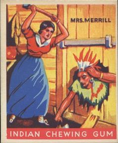 1933-40 Goudey Indian Gum (R73) #65 Mrs. Merrill Front