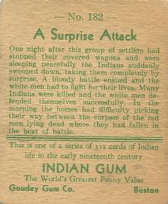 1933-40 Goudey Indian Gum (R73) #182 A Surprise Attack Back