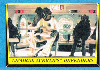 1983 Topps Star Wars: Return of the Jedi #145 Admiral Ackbar's Defenders Front