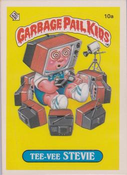 1985 Topps Garbage Pail Kids Series 1 #10a Tee-Vee Stevie Front