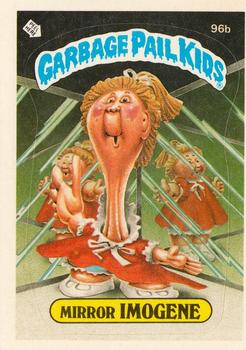 1986 Topps Garbage Pail Kids Series 3 #96b Mirror Imogene Front