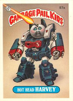 1986 Topps Garbage Pail Kids Series 3 #87a Hot Head Harvey Front