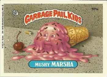 1986 Topps Garbage Pail Kids Series 3 #101a Mushy Marsha Front