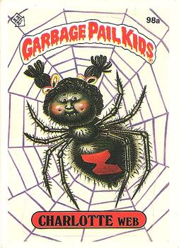 1986 Topps Garbage Pail Kids Series 3 #98a Charlotte Web Front