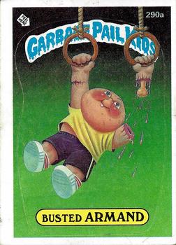 1987 Topps Garbage Pail Kids Series 7 #290a Busted Armand Front