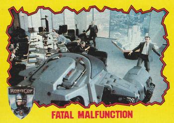 1990 Topps RoboCop 2 #2 Fatal Malfunction Front