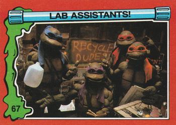 1991 Topps Teenage Mutant Ninja Turtles II: The Secret of the Ooze #67 Lab Assistants! Front