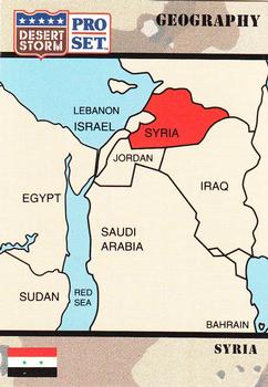 1991 Pro Set Desert Storm #57 Syrian Arab Republic Front