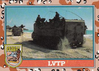 1991 Topps Desert Storm #150 LVTP Front