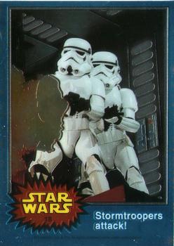 1999 Topps Chrome Archives Star Wars #18 Stormtroopers Attack! Front