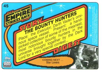 1999 Topps Chrome Archives Star Wars #45 The Bounty Hunters Back