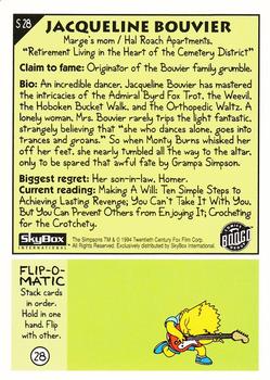 1994 SkyBox The Simpsons Series II #S28 Mrs. Bouvier Back