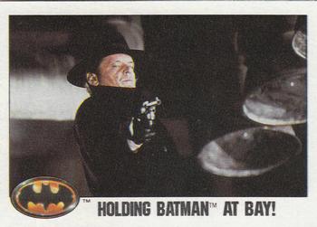 1989 Topps Batman #32 Holding Batman at Bay! Front