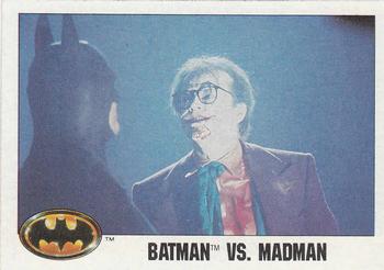 1989 Topps Batman #127 Batman vs. Madman Front