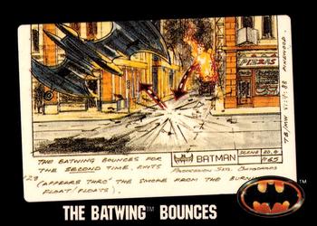 1989 Topps Batman - Bonus Cards #J The Batwing Bounces Front