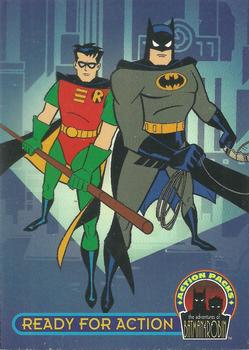 1996 SkyBox The Adventures of Batman & Robin Action Packs #12 Ready for Action Front