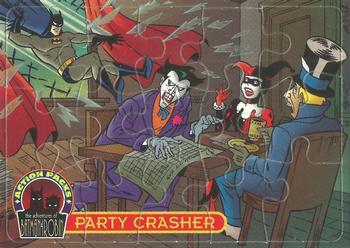 1996 SkyBox The Adventures of Batman & Robin Action Packs - Puzzle #Pz2 Party Crasher Front
