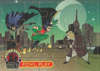 1996 SkyBox The Adventures of Batman & Robin Action Packs - Puzzle #Pz5 Fowl Play Front