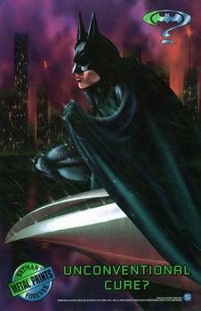 1995 Metal Batman Forever - Oversized Metal Prints #NNO Unconventional Cure Front
