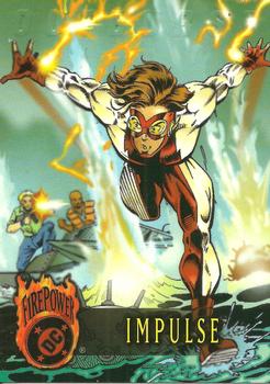1996 SkyBox DC Outburst: Firepower #71 Impulse Front