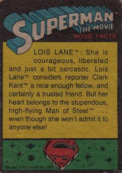 1978 Topps Superman: The Movie #126 Flight Around Metropolis Back