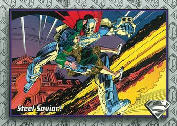 1993 SkyBox The Return of Superman #16 Steel Savior! Front