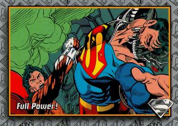 1993 SkyBox The Return of Superman #91 Full Power! Front