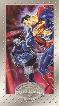 1994 SkyBox Superman: Man of Steel Platinum Series #39 Superman / Darkseid Front