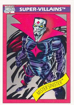 1990 Impel Marvel Universe #65 Mr. Sinister Front