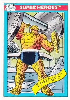 1990 Impel Marvel Universe #6 The Thing Front