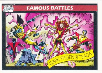 1990 Impel Marvel Universe #98 The Dark Phoenix Saga Front